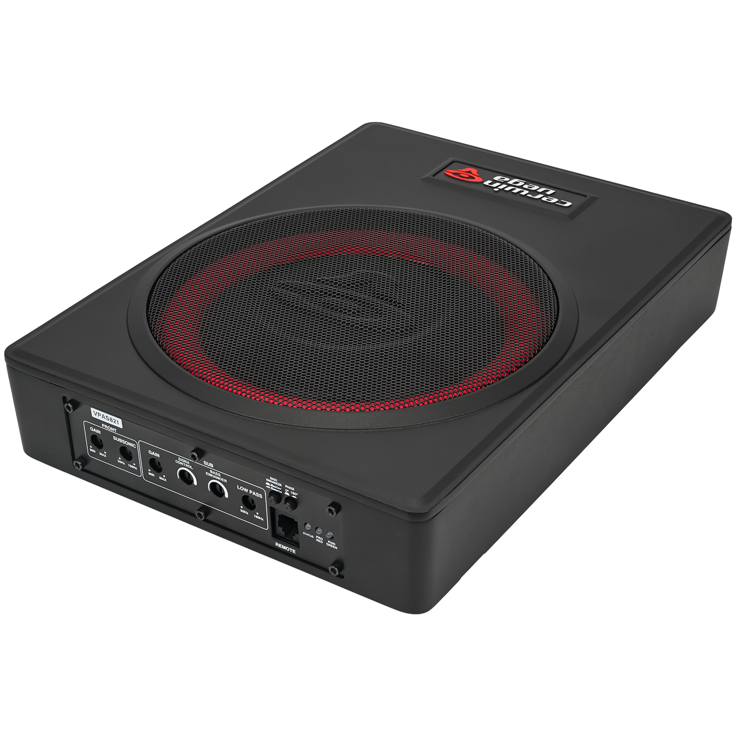 8" UNDER-SEAT BASS SOLUTION WITH VEGA BASS + 2 CHANNEL OUTPUT FOR ADDTIONAL SPEAKERS - VPAS821