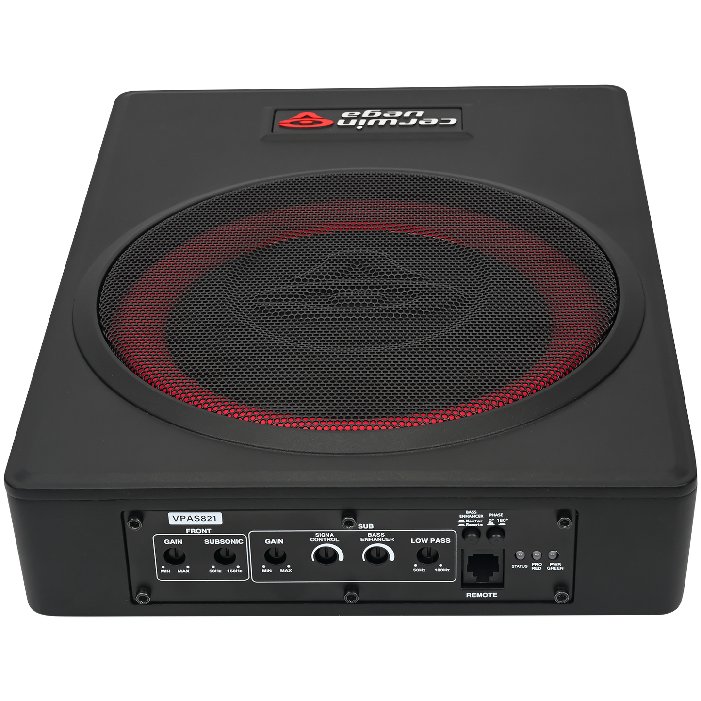 8" UNDER-SEAT BASS SOLUTION WITH VEGA BASS + 2 CHANNEL OUTPUT FOR ADDTIONAL SPEAKERS - VPAS821