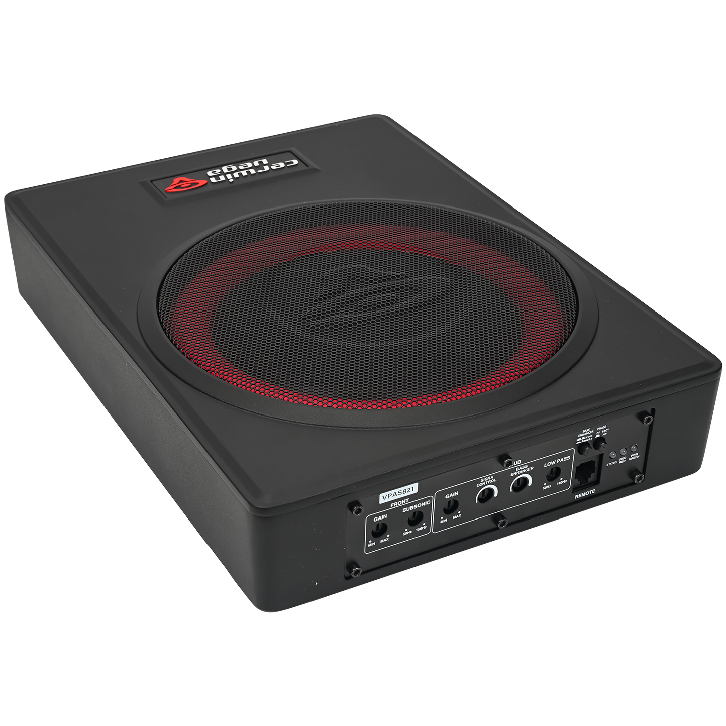 8" UNDER-SEAT BASS SOLUTION WITH VEGA BASS + 2 CHANNEL OUTPUT FOR ADDTIONAL SPEAKERS - VPAS821