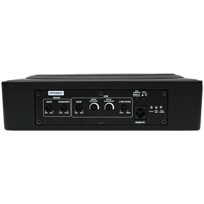 8" UNDER-SEAT BASS SOLUTION WITH VEGA BASS + 2 CHANNEL OUTPUT FOR ADDTIONAL SPEAKERS - VPAS821