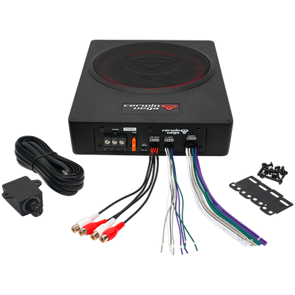 8" UNDER-SEAT BASS SOLUTION WITH VEGA BASS + 4 CHANNEL OUTPUT FOR ADDTIONAL SPEAKERS - VPAS841
