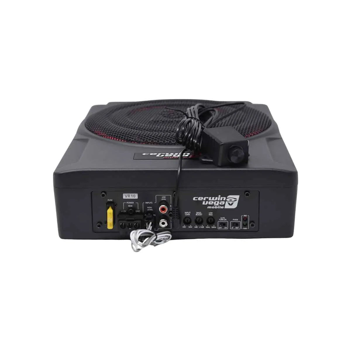 10” Vega Series Active Slim Subwoofer Enclosure - VR10 - Cerwin Vega