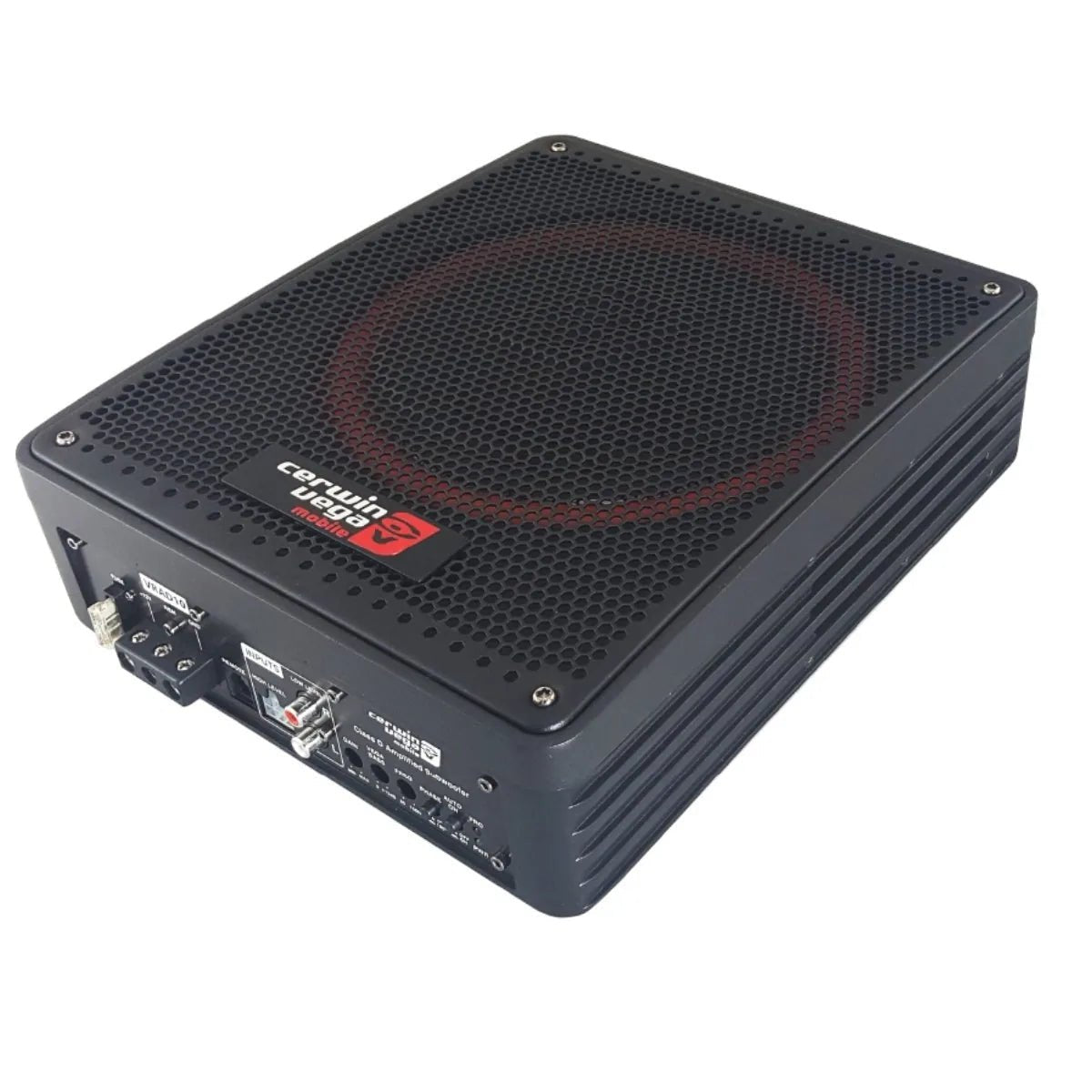 10" Vega Series Active Slim Subwoofer Enclosure W/Passive Radiator - VRAD10 - Cerwin Vega