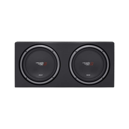 10" XED Series Dual Vented Subwoofer Enclosure (2Ω) - XE10DV - Cerwin Vega