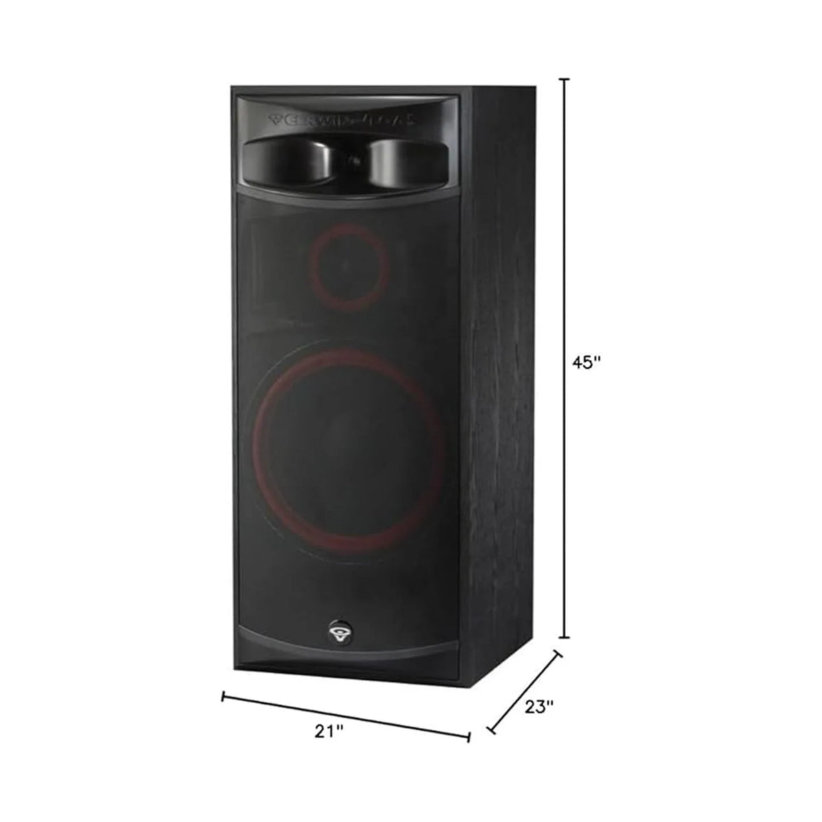 15" XLS Series 3-Way Floor Speaker - XLS-15 - Cerwin Vega