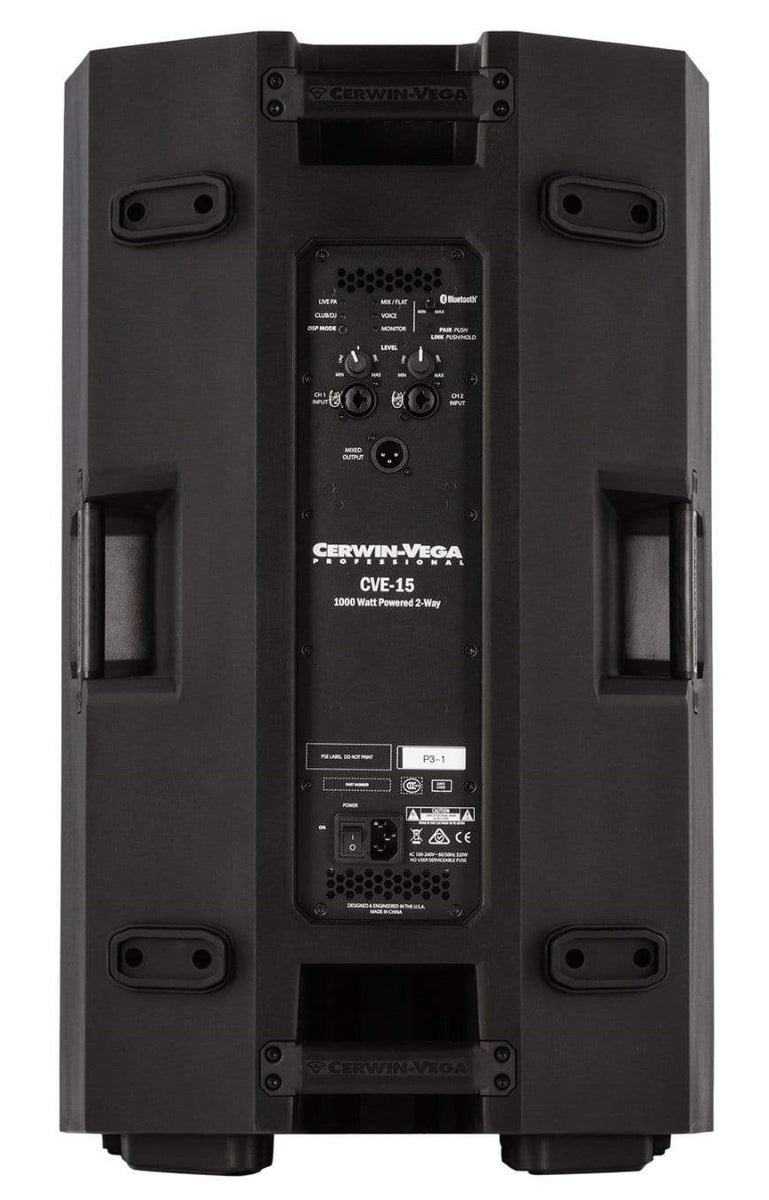 CVE Series 15" Powered 2-Way Loudspeaker