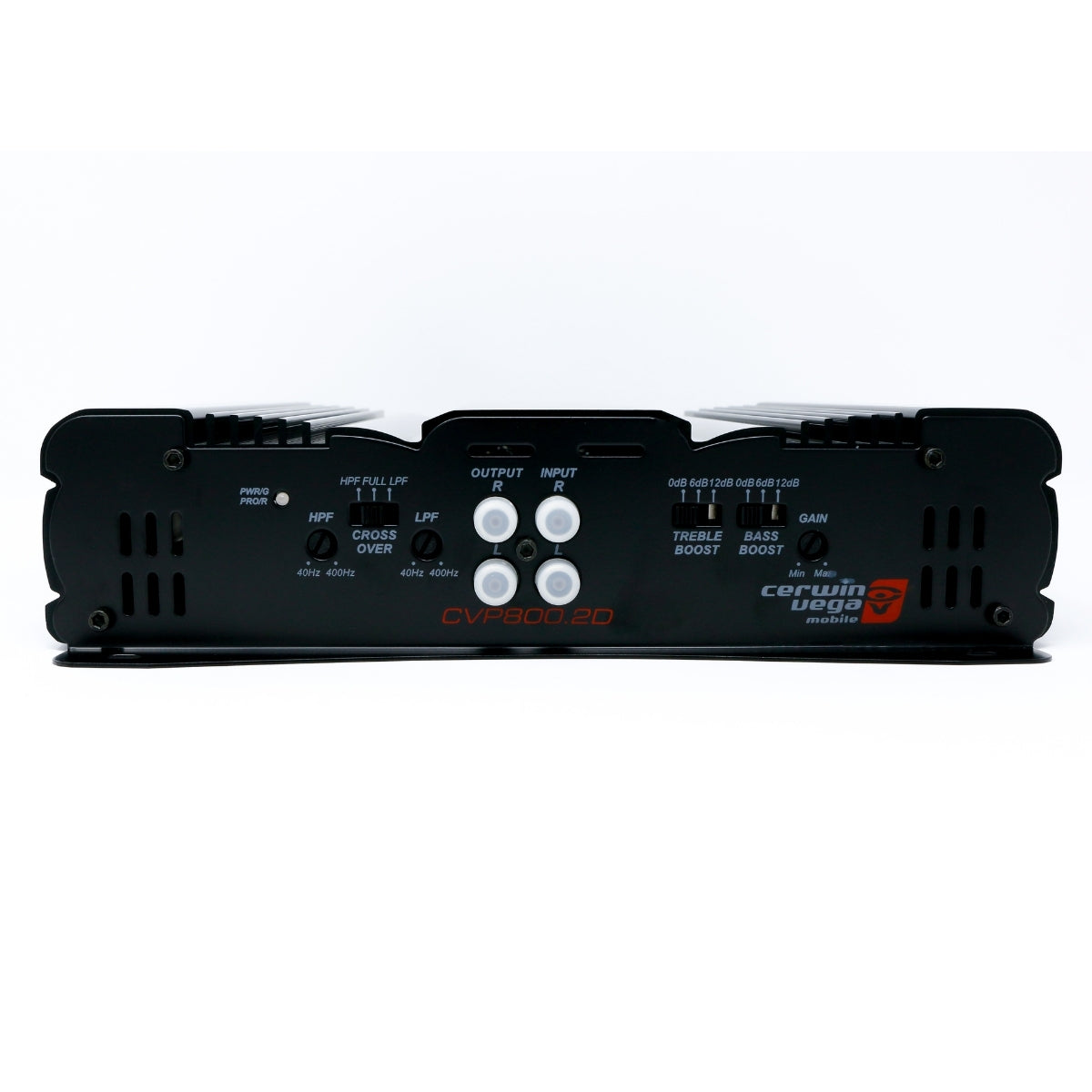 CVP800.2D - 2 Channel Bridgeable Class AB Amplifier with Bass Control Knob