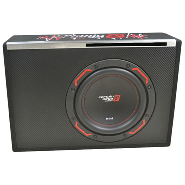 Front View of 10 Inch Single Subwoofer Enclosure
