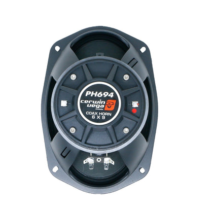 6"x9" Pro Full-Range Coax Horn Speakers 4Ω - PH694
