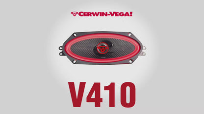 Vega 2025 Edition - 4"x10" 2-Way Coaxial Full Range Speakers (4Ω) - V410