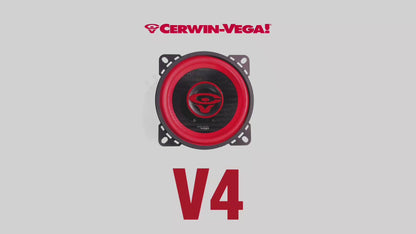 Vega 2025 Edition - 4" 2-Way Coaxial Speakers (4Ω) - V4