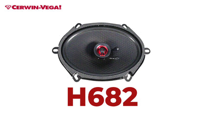 H682 - HED 2025 Edition 6"x8” 2-Way Coaxial Full Range Speaker Set