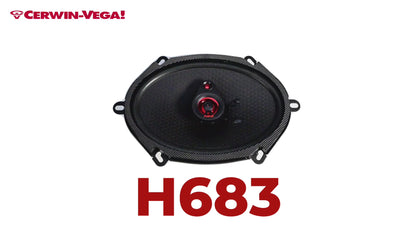 H683 - HED 2025 Edition 6"x8” 3-Way Coaxial Full Range Speaker Set