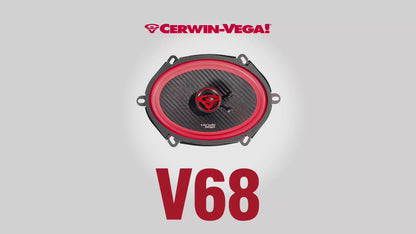 Vega 2025 Edition - 6"x8" 2-Way Coaxial Speakers (4Ω) - V68