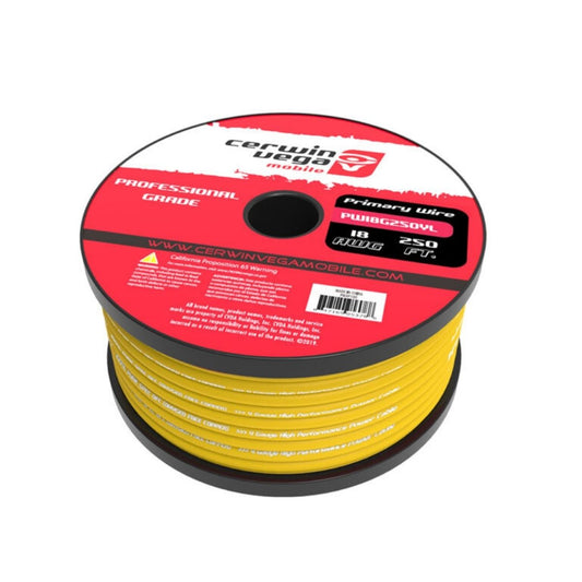 Frost yellow 18 gauge primary wire