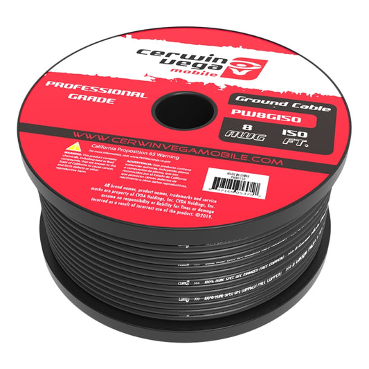 150ft 8 Gauge Power wire red and black