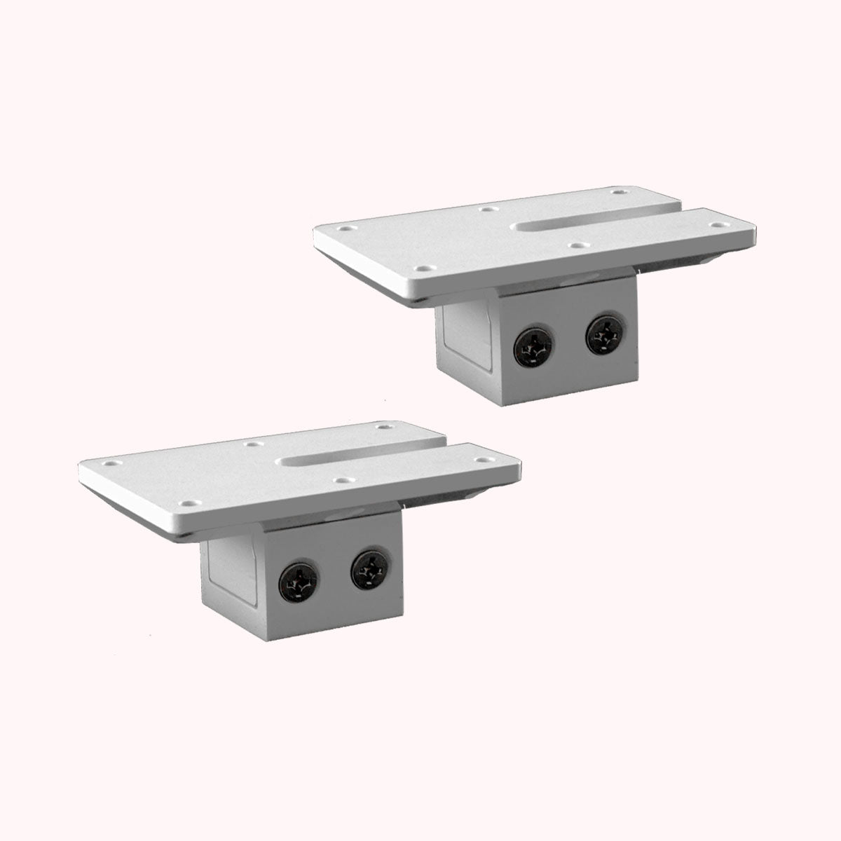 RPM Flat Mount Bracket For Surface/Deck Mount - White