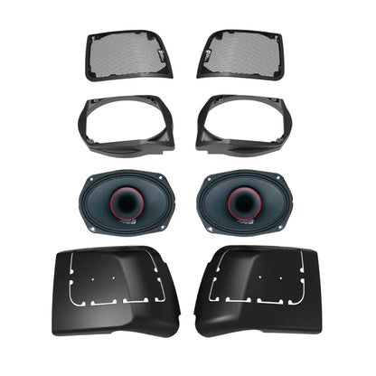 2024+ Harley Davidson® Cut-In Lid Kit with PH694 6x9" 2-Way Horn Speakers - RPMPH694LK24