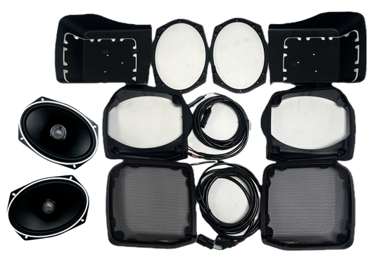 98-2013 Harley Davidson® Cut-in Lid Kit with ST69CX2 - (2Ω)