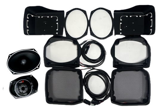 98-2013 Harley Davidson Cut-in Lid Kit with ST69CX (4Ω)