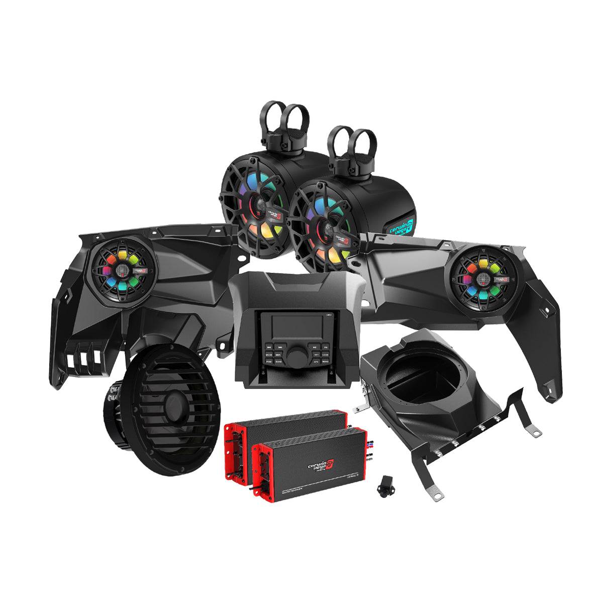 Can Am Maverick X3 Max with 10 Inch Subwoofer and Waterproof Amplifier
