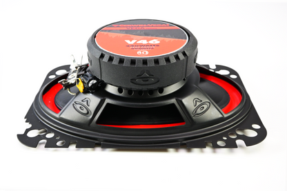 Vega 2025 Edition - 4"x6" 2-Way Coaxial Full Range Speakers (4Ω) - V46