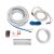 CAKM82 - 8 Gauge Complete Waterproof Amp Kit, 20ft. With RCA, Speaker Cable