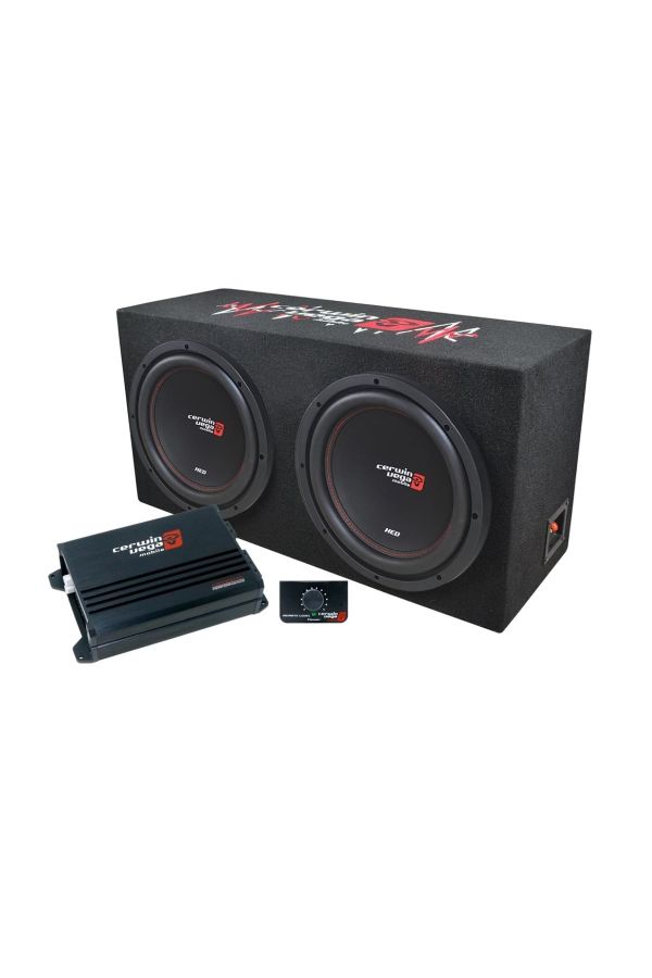 Dual Vented Enclosure Loaded XED Series Basskit Package