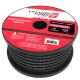 12 Gauge power wire frost black with red edge on square side speaker wire