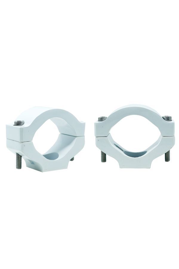 Large Diameter Mounting Clamp RPM 2.25 inch-3 inch White